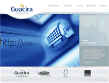 Tablet Screenshot of guacira.com.br